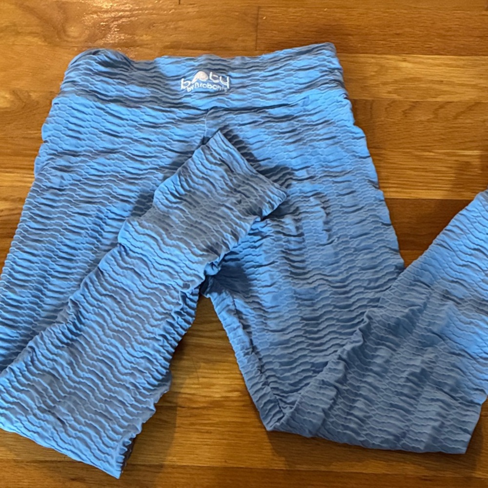Booty by Brabants Kids Leggings in Textured Blue